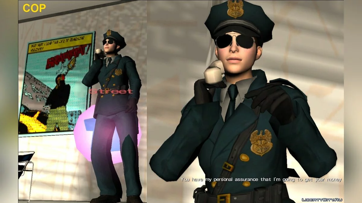 Jugadora femenina de Saints Row The Third y IV / GTA Vice City