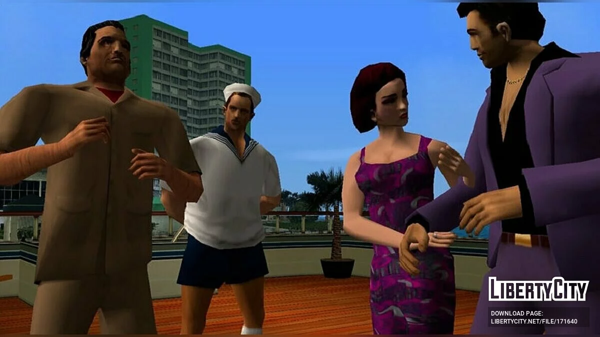Characters in Vice City Stories style / GTA Vice City