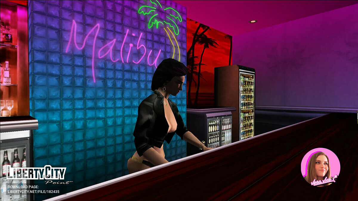 Download Mercedes Cortez Stripper And Bartender For Gta Vice City 5879