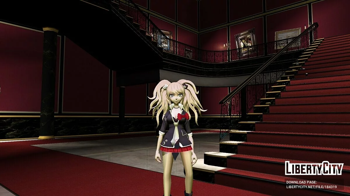 Junko Enoshima de Danganronpa / GTA Vice City
