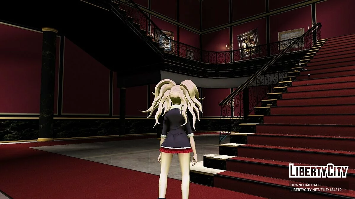 Junko Enoshima de Danganronpa / GTA Vice City