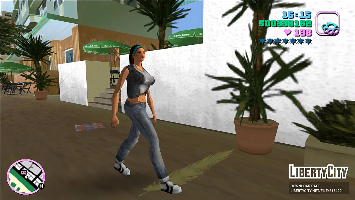 Huge Female Breasts from Vice City VHS Edition / GTA Vice City