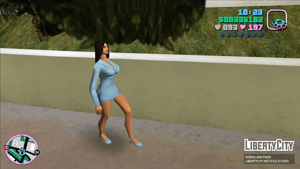 Huge Female Breasts from Vice City VHS Edition / GTA Vice City