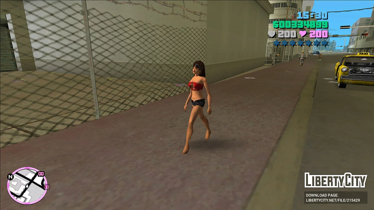 Huge Female Breasts from Vice City VHS Edition / GTA Vice City