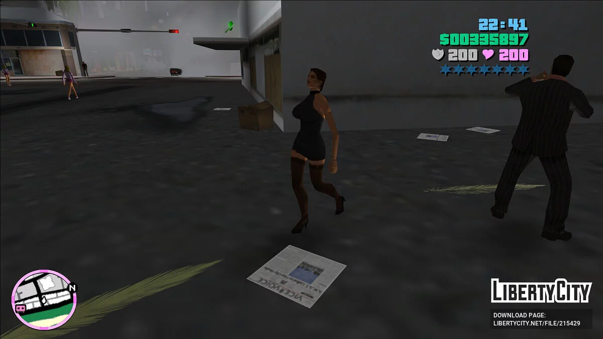 Huge Female Breasts from Vice City VHS Edition / GTA Vice City