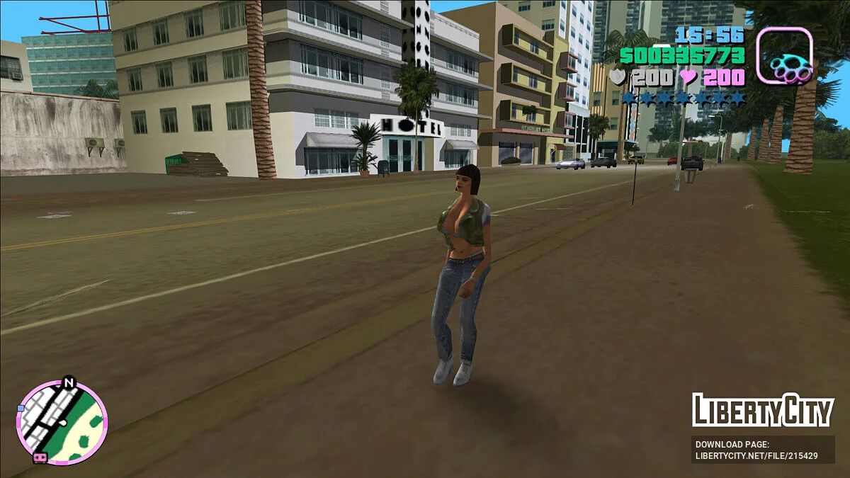 Huge Female Breasts from Vice City VHS Edition / GTA Vice City