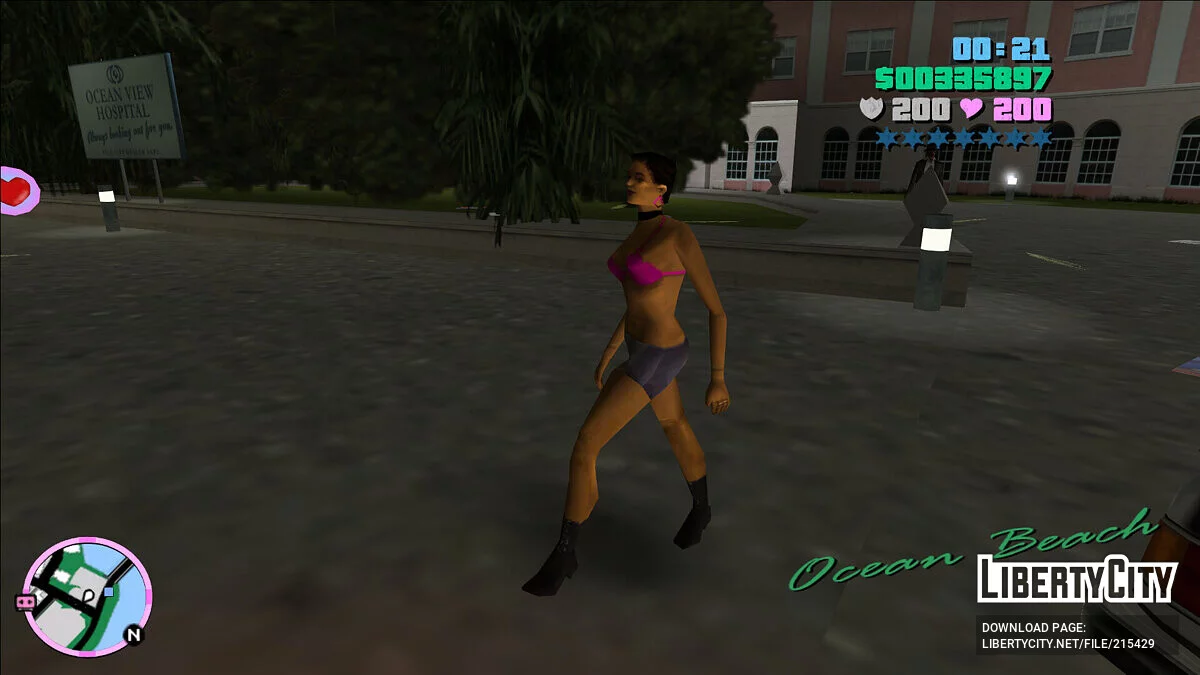 Huge Female Breasts from Vice City VHS Edition / GTA Vice City