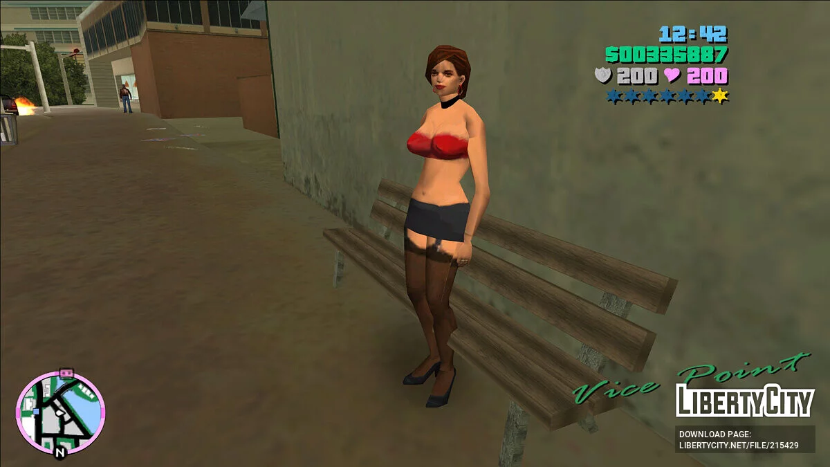 Huge Female Breasts from Vice City VHS Edition / GTA Vice City