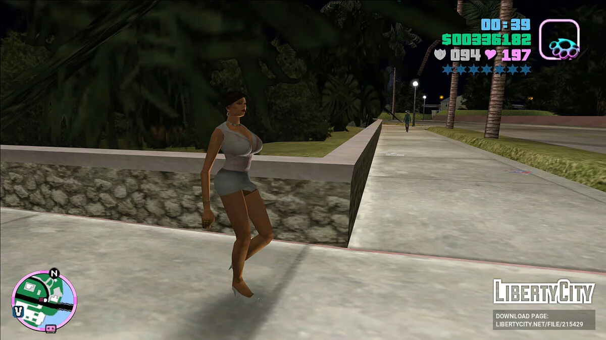 Huge Female Breasts from Vice City VHS Edition / GTA Vice City