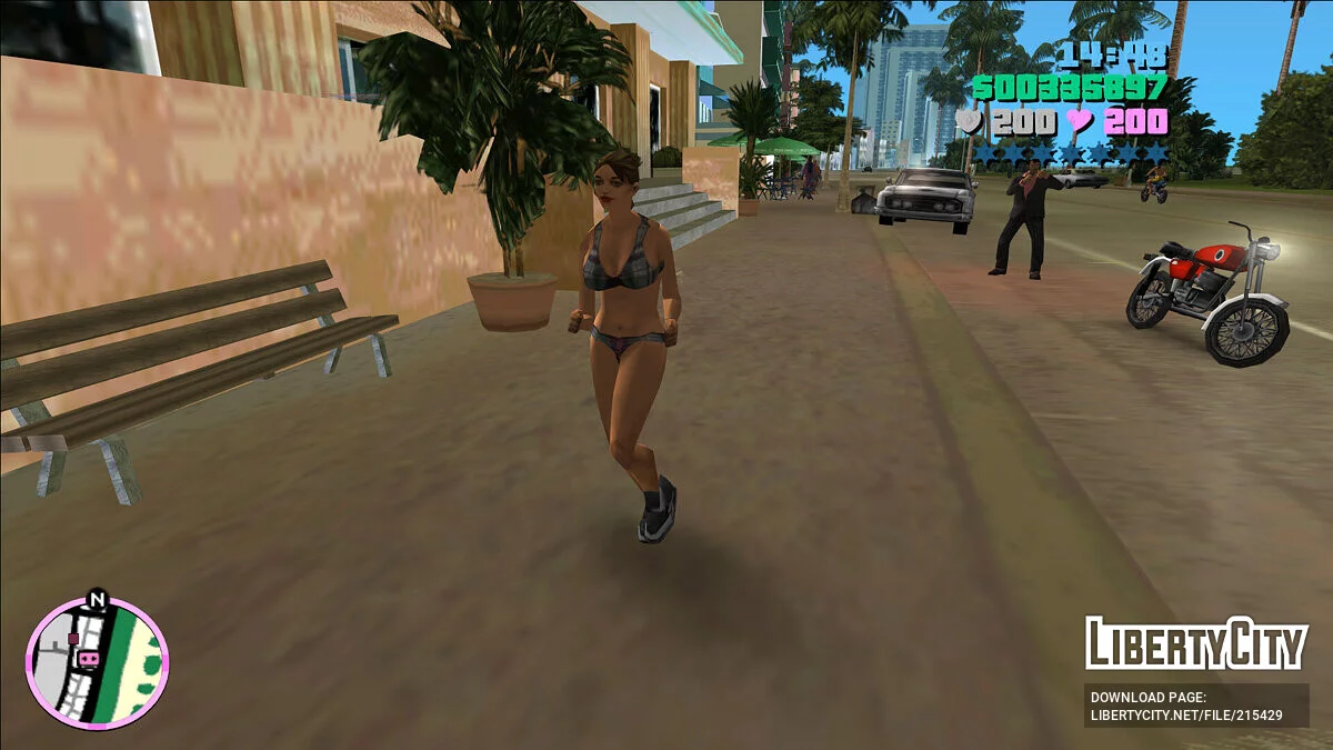 Huge Female Breasts from Vice City VHS Edition / GTA Vice City