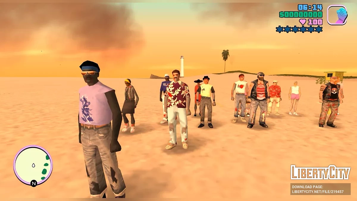 Modelos de peatones de Armageddon Mod / GTA Vice City