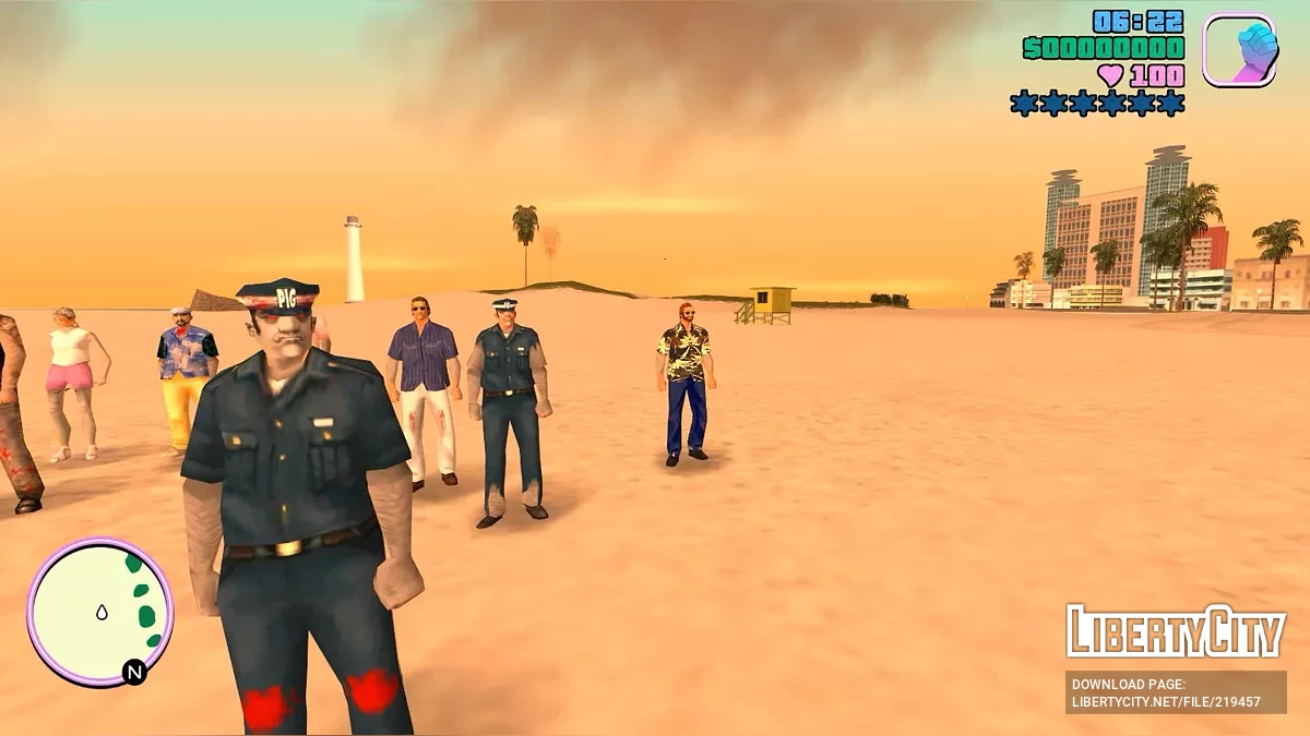 Modelos de peatones de Armageddon Mod / GTA Vice City