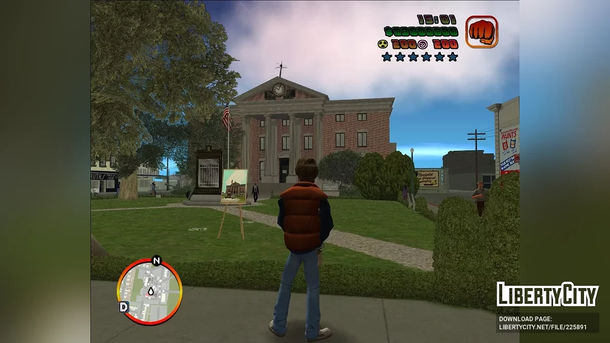 Marty McFly from Back to the Future: The Game / GTA Vice City