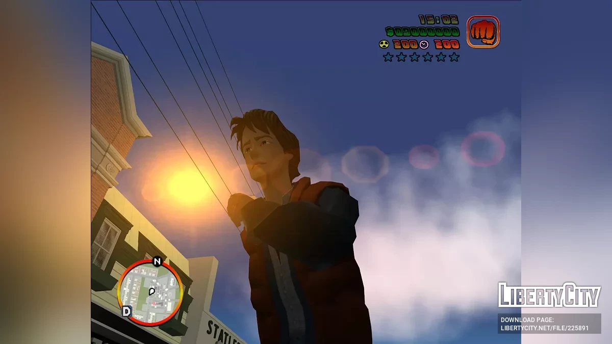 Marty McFly from Back to the Future: The Game / GTA Vice City