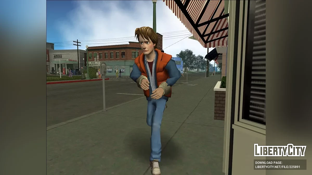 Marty McFly from Back to the Future: The Game / GTA Vice City