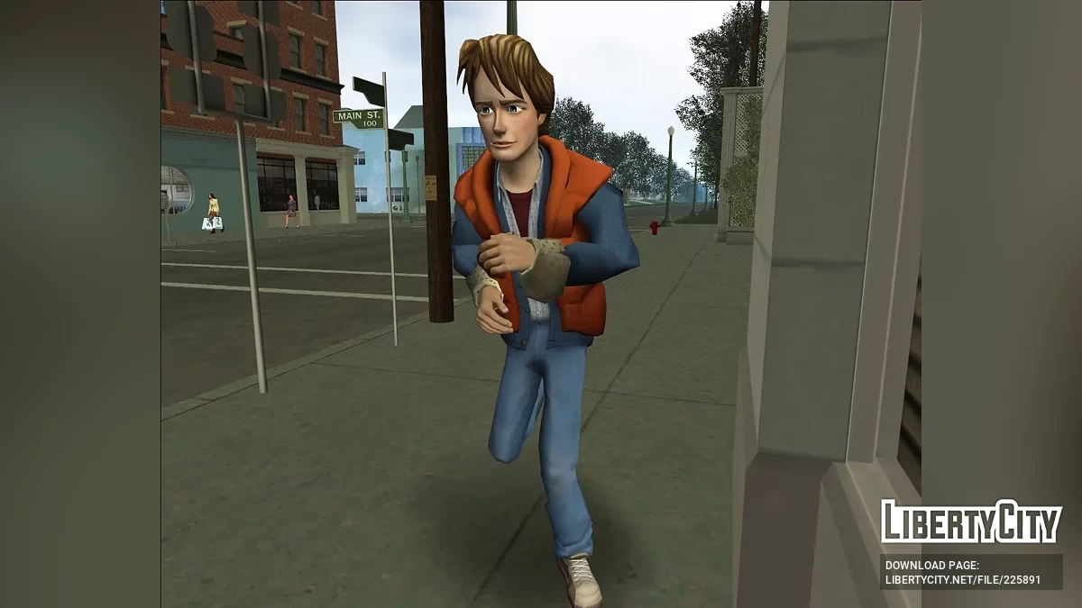 Marty McFly from Back to the Future: The Game / GTA Vice City