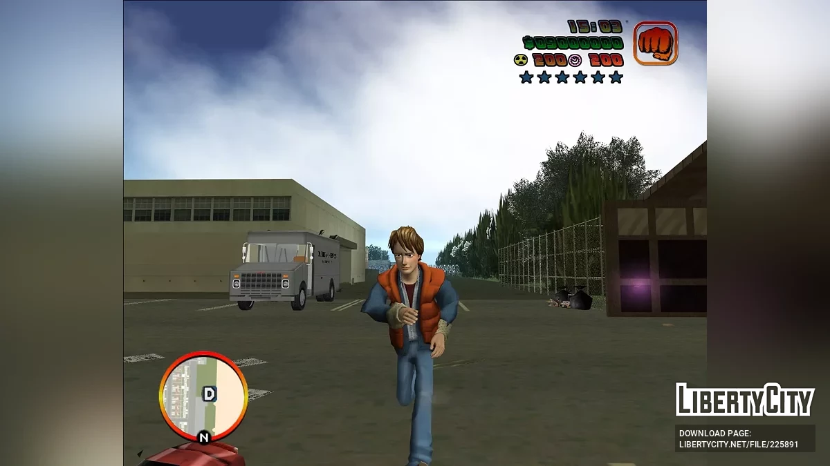 Marty McFly from Back to the Future: The Game / GTA Vice City