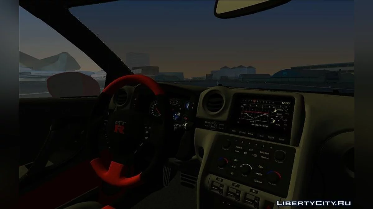 Nissan GTR R35 Black Edition / GTA Vice City