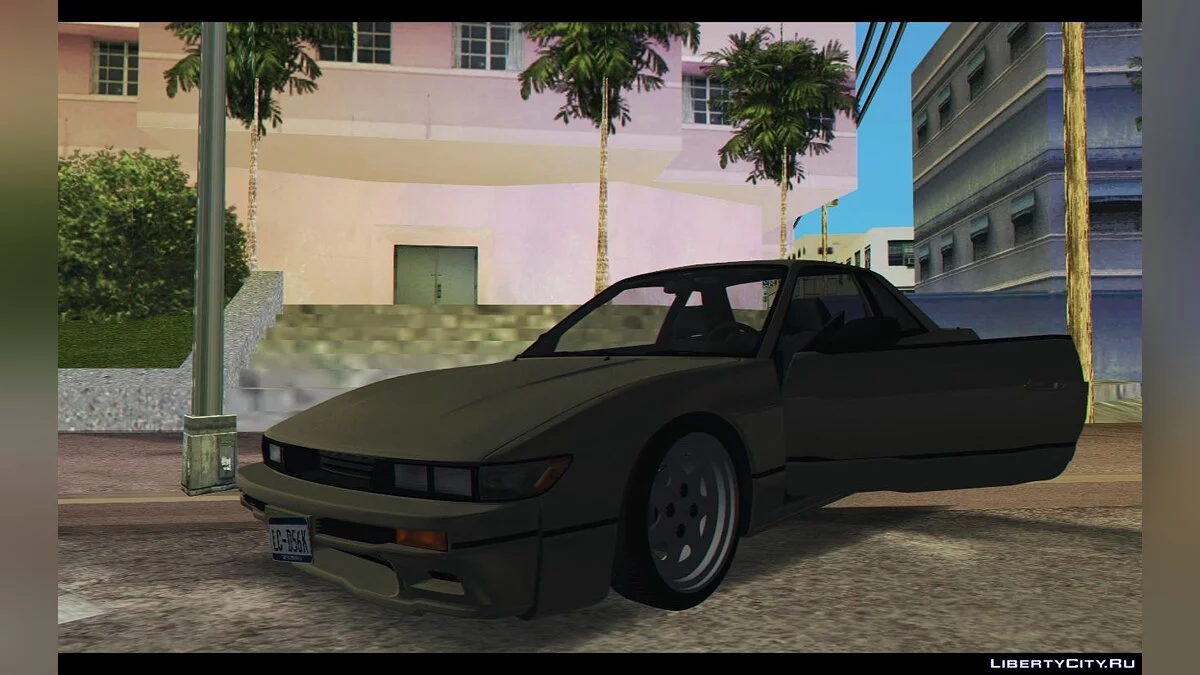 Nissan Silvia S13 K\'s con ruedas personalizadas / GTA Vice City