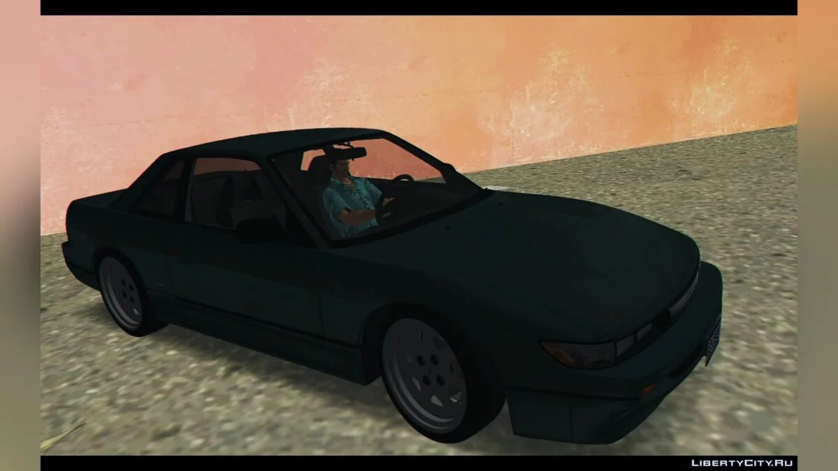 Nissan Silvia S13 K\'s con ruedas personalizadas / GTA Vice City