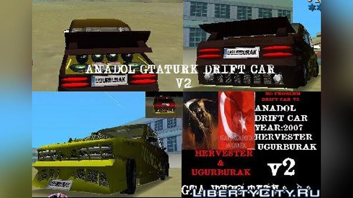 Anadol GtaTürk Drift Car / GTA Vice City