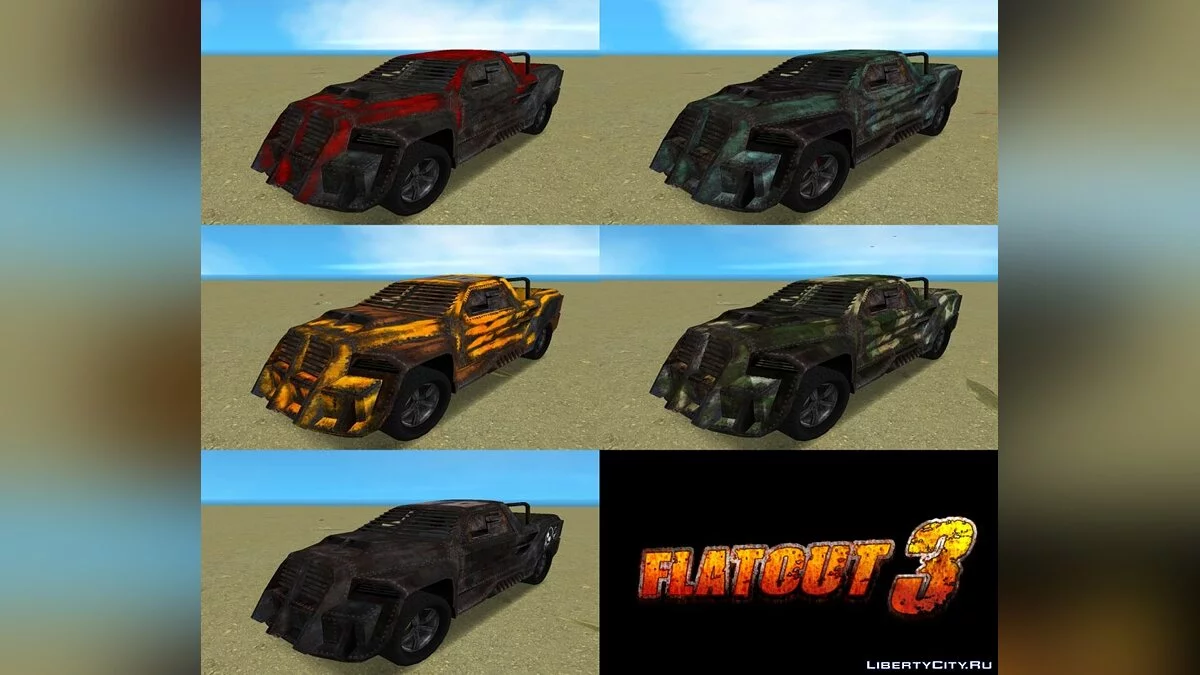 Erkvi from FlatOut 3 / GTA Vice City