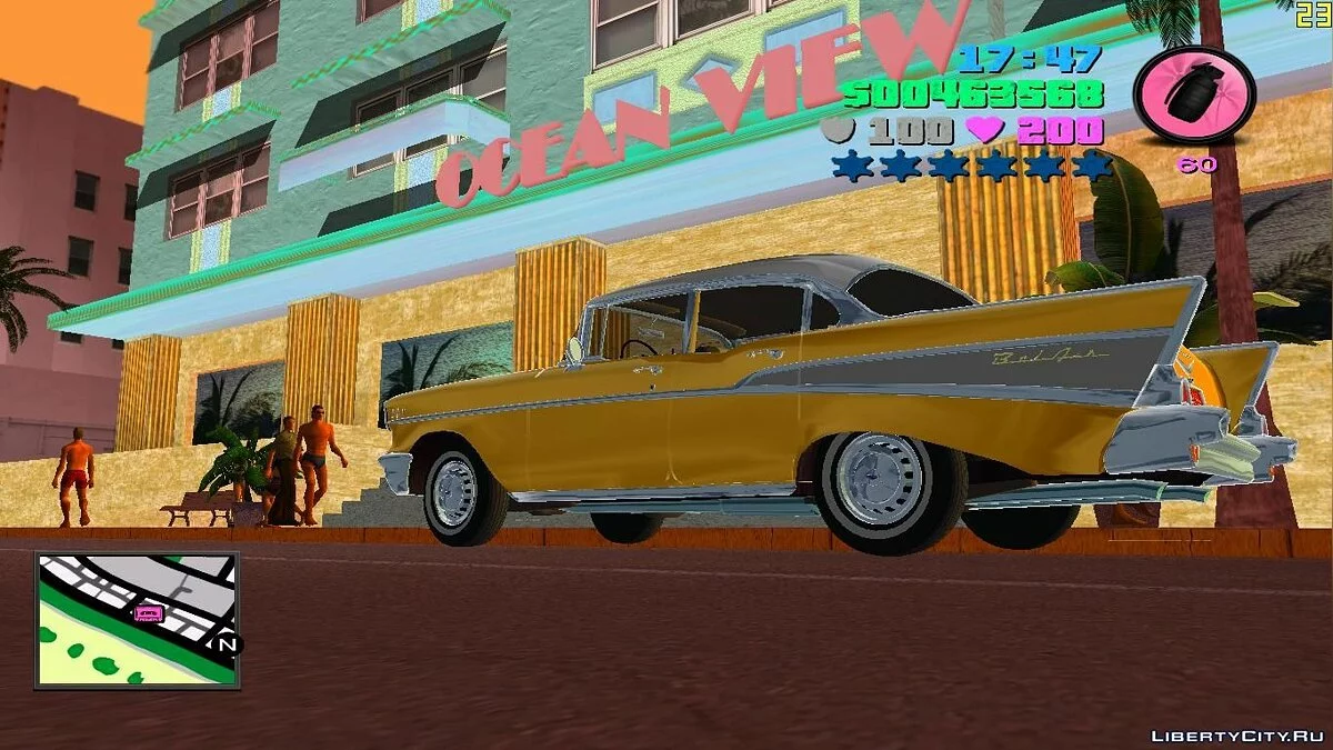 Radar cuadrado y nuevo menú / GTA Vice City
