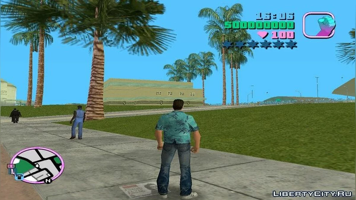 Nueva carretera del aeropuerto - Como en VCS / GTA Vice City