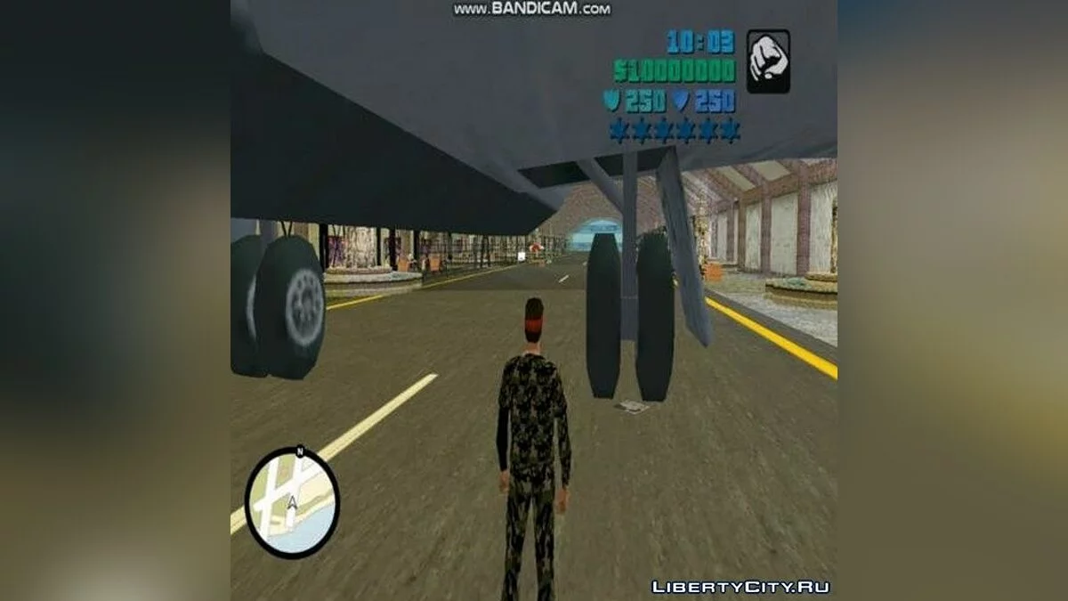 Grand hangar à l'aéroport / GTA Vice City