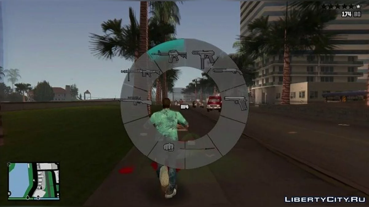 HUD بأسلوب GTA 5 لVice City v3.0 / جي تي إيه فايس سيتي