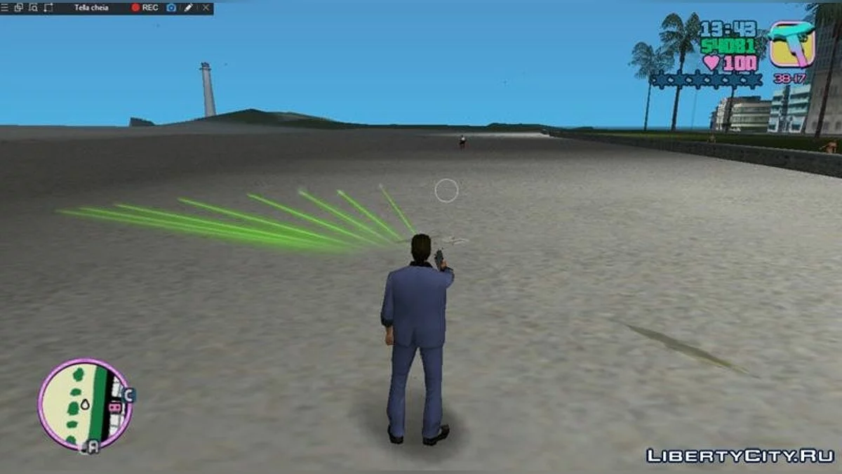 Neon Bullet Traces (Eight Colors) / GTA Vice City