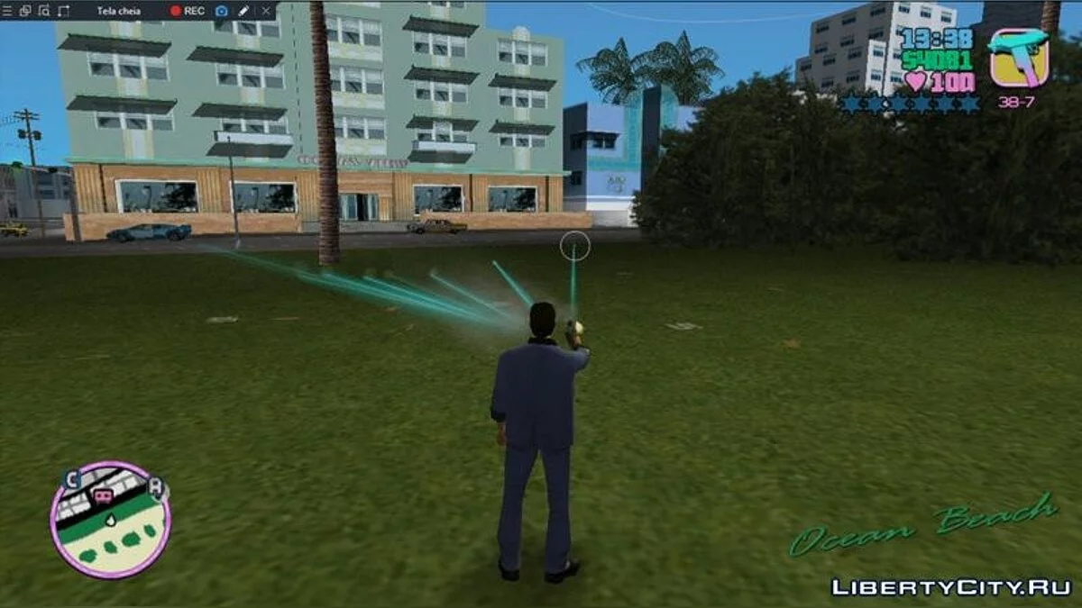 Neon Bullet Traces (Eight Colors) / GTA Vice City