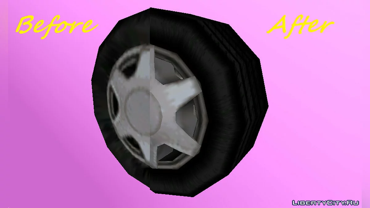 Rodas de Vice City no estilo de San Andreas / GTA Vice City