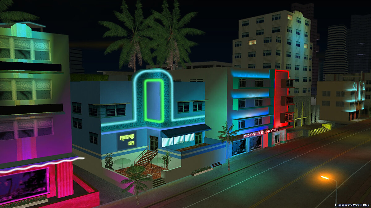 Files to replace neons.col in GTA Vice City (4 files)