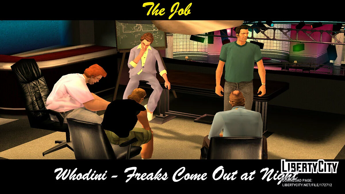 Cantidad extendida de pistas en el club Malibu / GTA Vice City