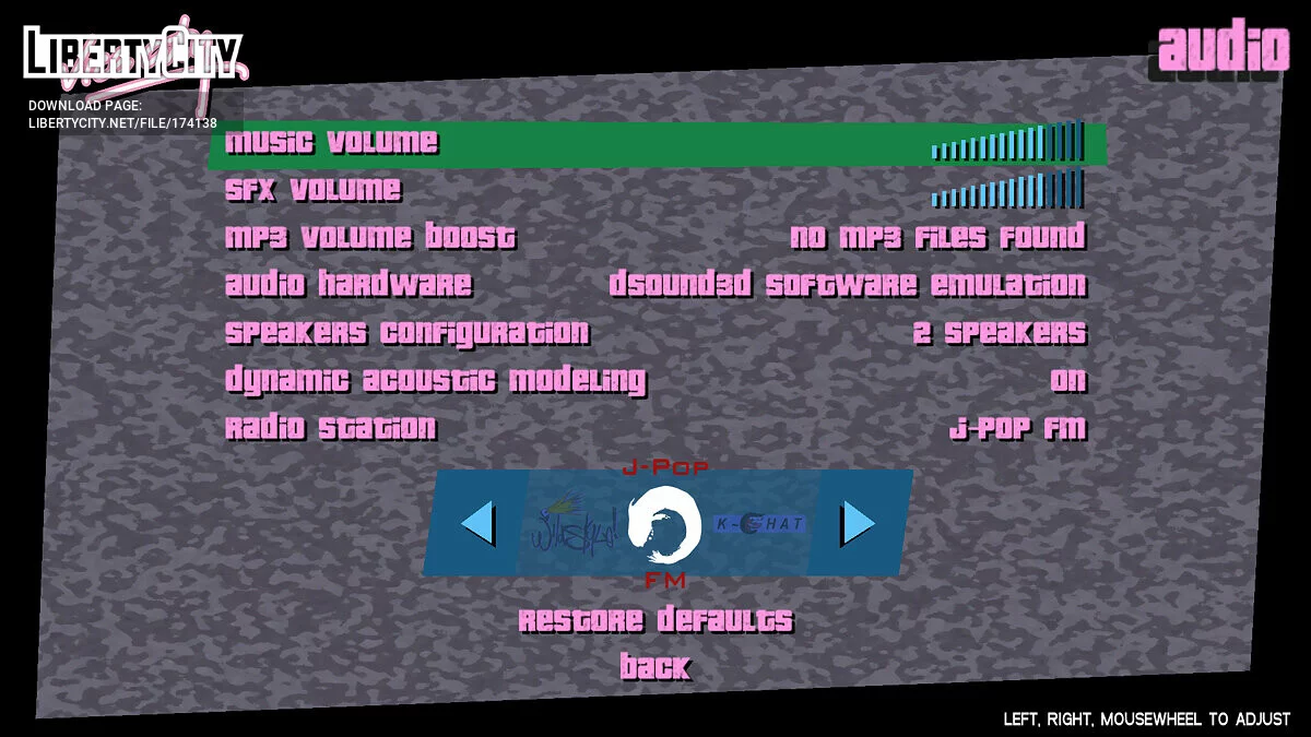(GTA 3/VC) J-Pop FM / 侠盗猎车手:罪恶都市