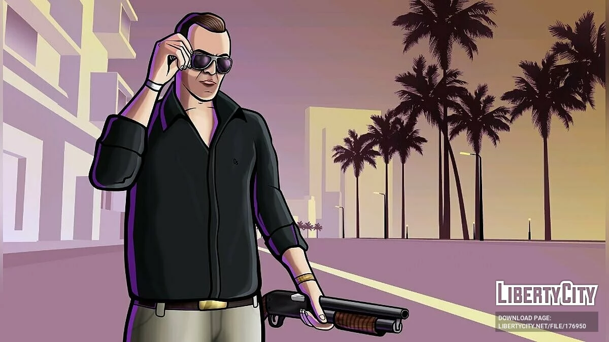 Telões de Carregamento e Ícones Shine o' Vice / GTA Vice City