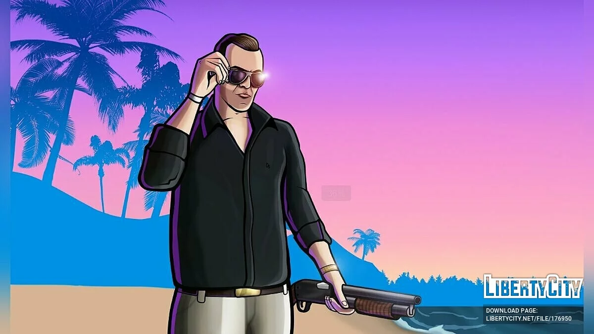 Telões de Carregamento e Ícones Shine o' Vice / GTA Vice City