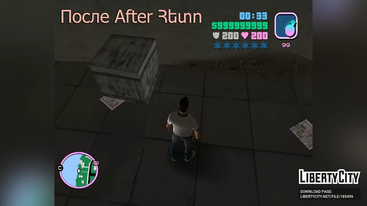 Ahşap Kutu Dokusunun Düzeltmesi / GTA Vice City