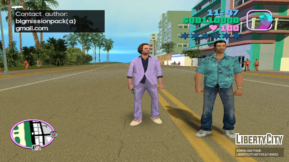 Режим CO-OP (2 Гравці) / GTA Vice City