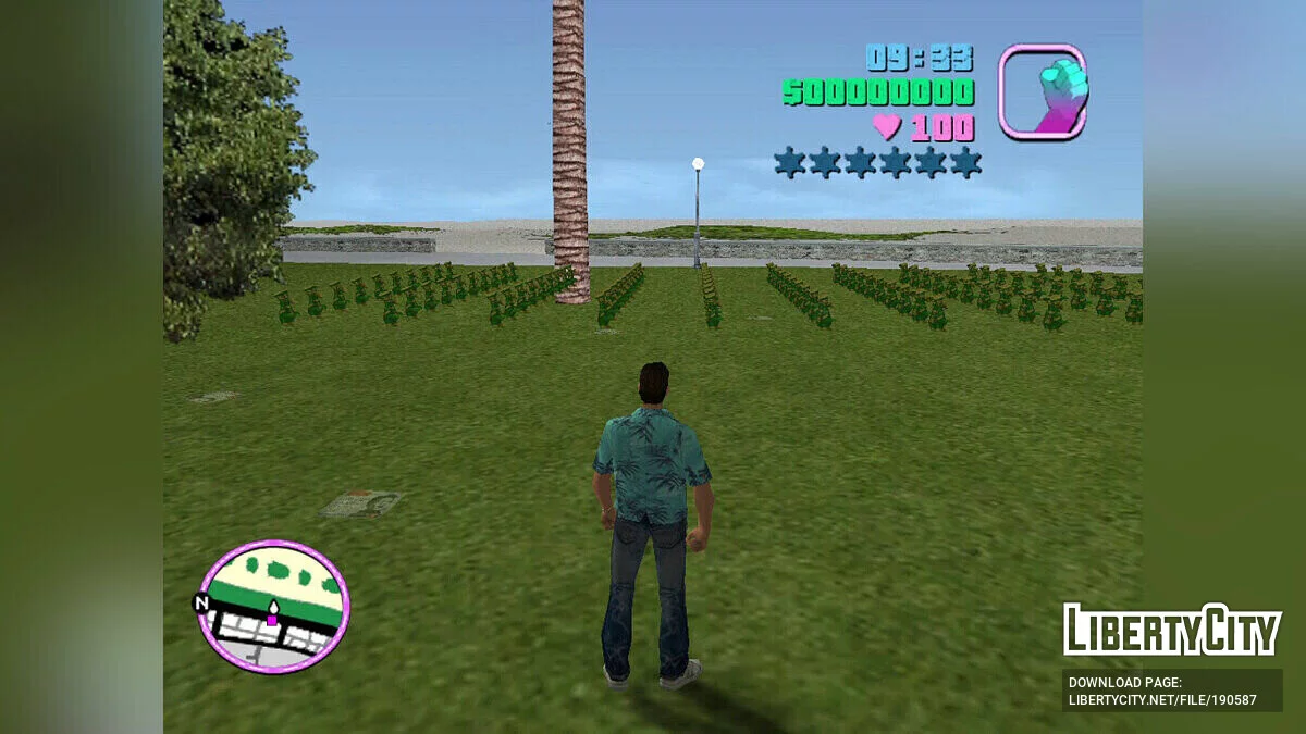 100 прихованих пакунків в одному місці / GTA Vice City