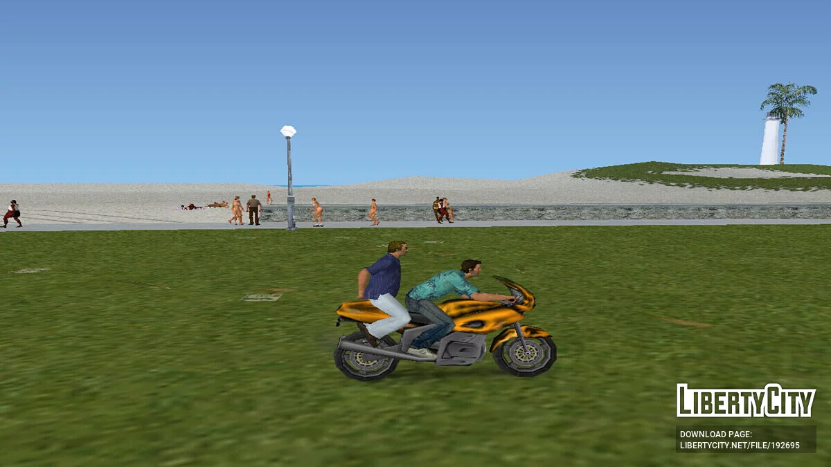 Охоронець для Томмі на мотоциклі / GTA Vice City
