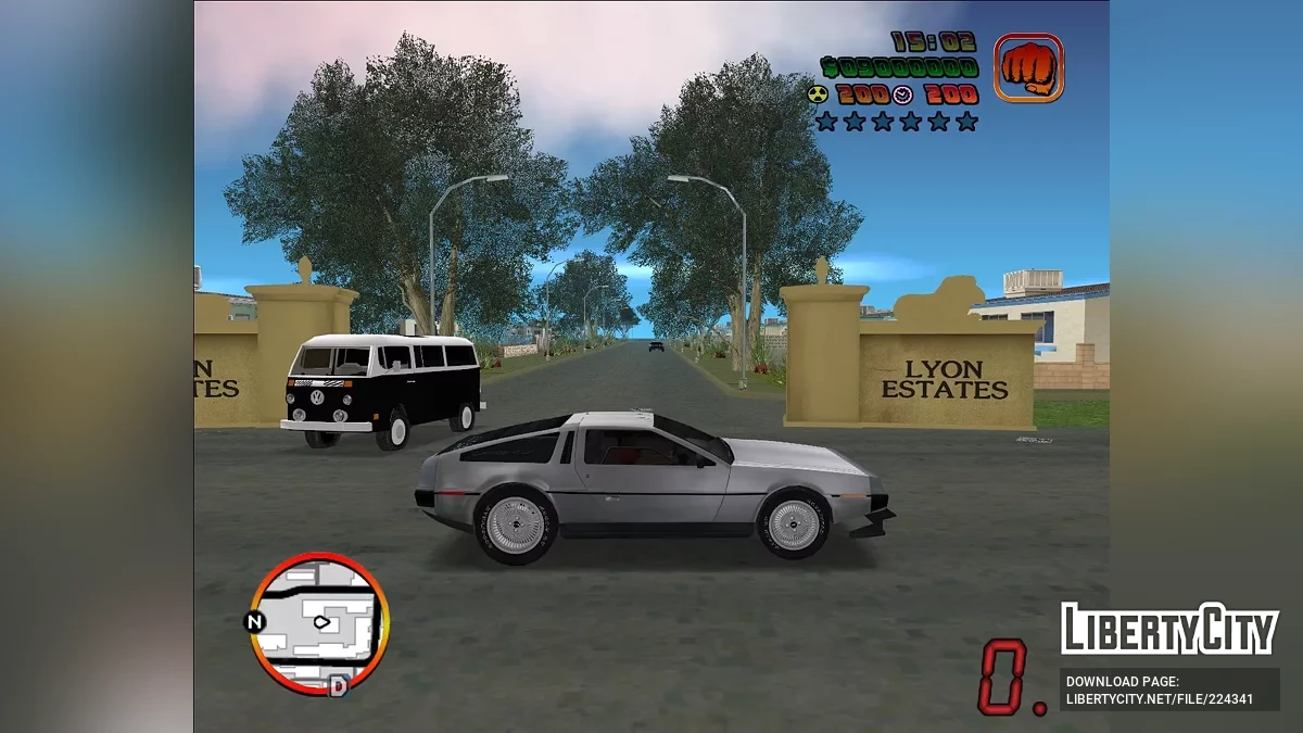 Трафік для моду GTA Vice City: Back To The Future 0.2F R2 / GTA Vice City