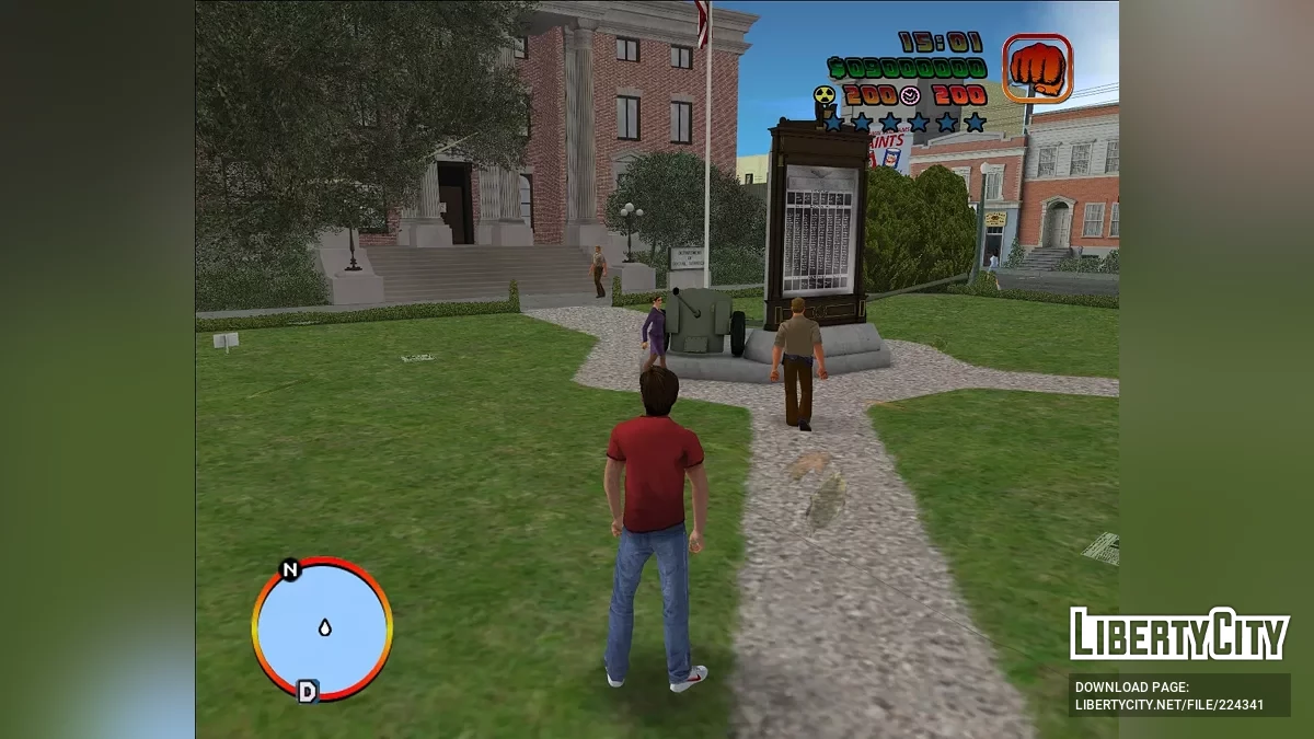 Трафік для моду GTA Vice City: Back To The Future 0.2F R2 / GTA Vice City