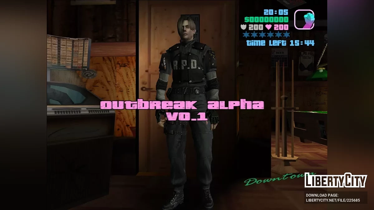 Outbreak alpha - Apocalipsis zombi v0.1 / GTA Vice City