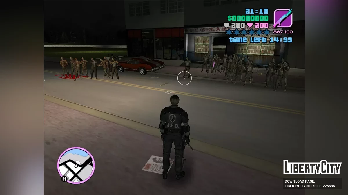 Outbreak alpha - Apocalipsis zombi v0.1 / GTA Vice City