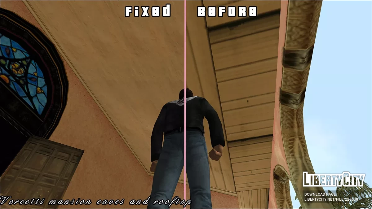 Vercetti Mansion Eaves And Rooftop Repair / GTA Vice City