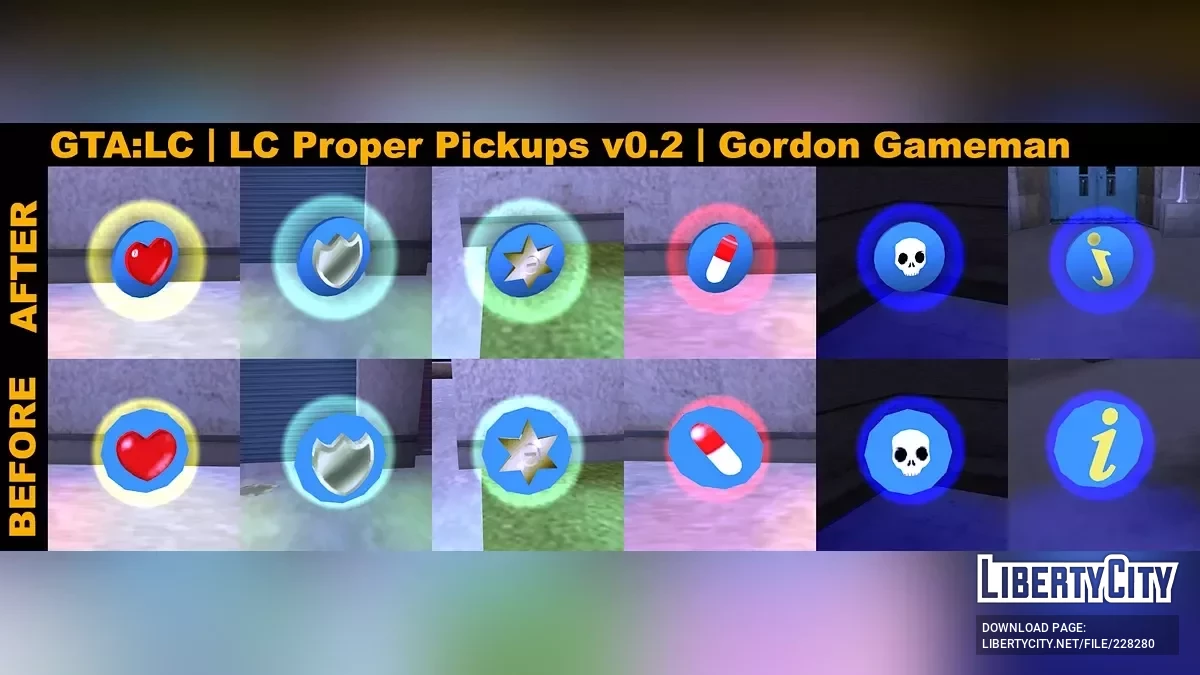 Zaktualizowane Pickupy dla LC Beta 4.0 / GTA Vice City