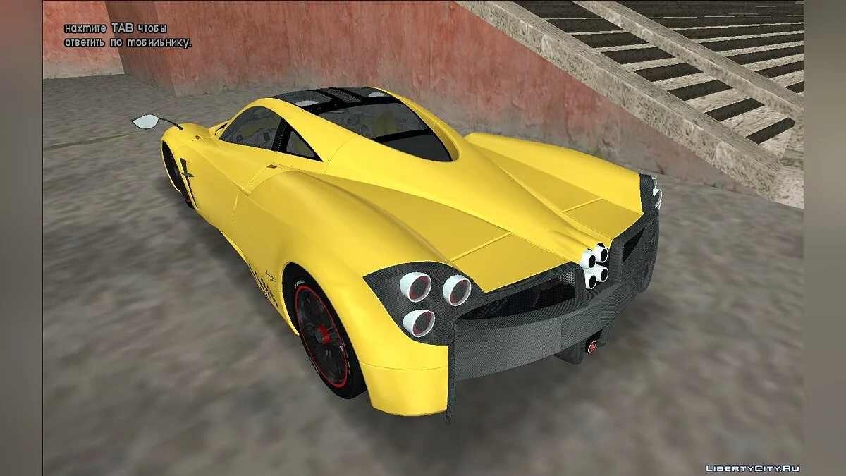 Pagani Huayra TT Revel Preto / GTA Vice City