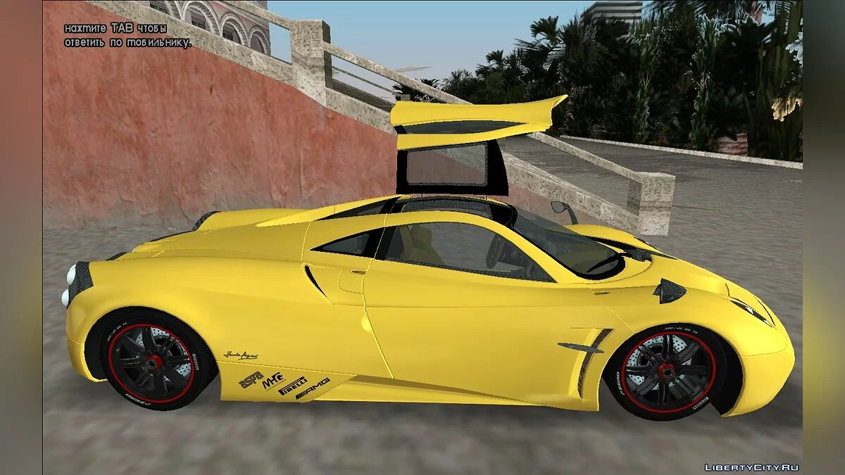 Pagani Huayra TT Revel Preto / GTA Vice City